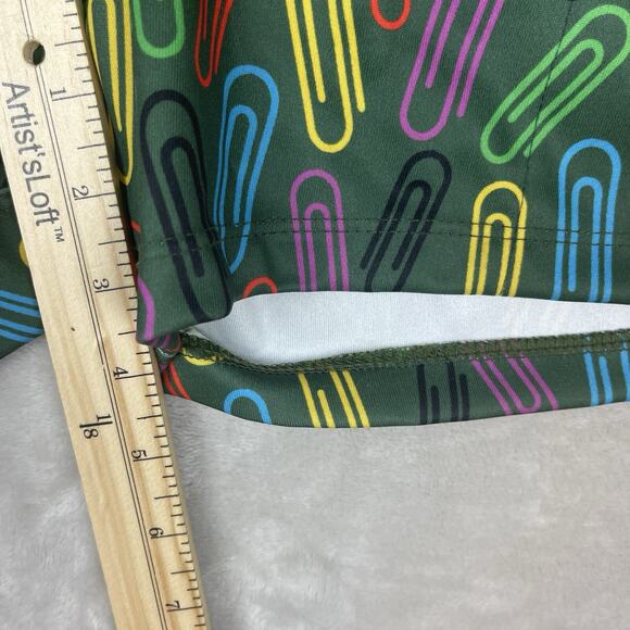 Vintage Tulio Mens Large Paperclip Rainbow Swim Trunks Rare 80s Rainbowcore - Picture 13 of 14